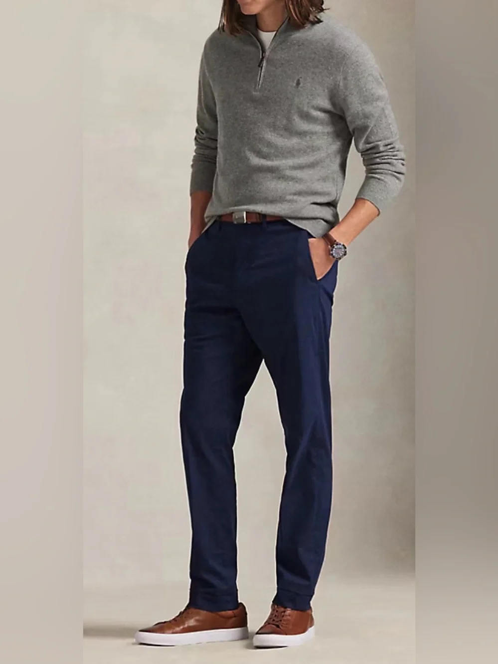 Polo by Ralph Lauren Navy Straight-Leg Chinos